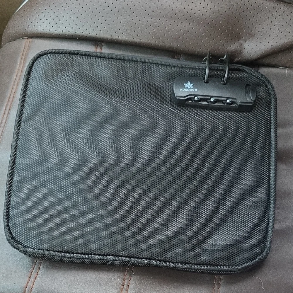 Black Mesh Security Pouch